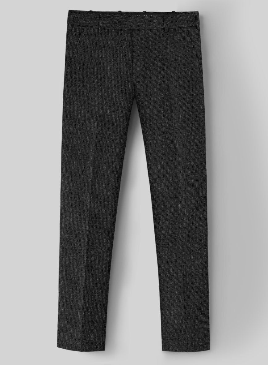 London Loom Corvello Black Wool Suit - Image 4