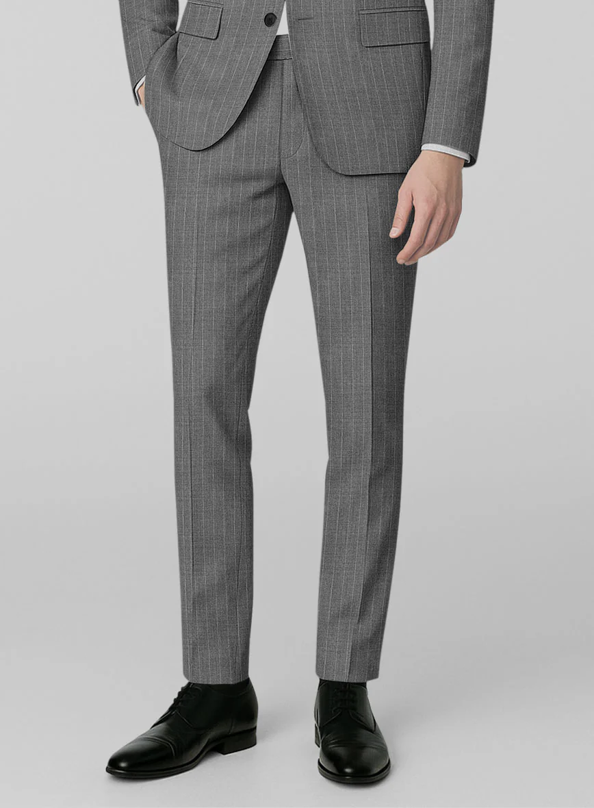 London Loom Dariox Stripe Wool Pants - Image 2