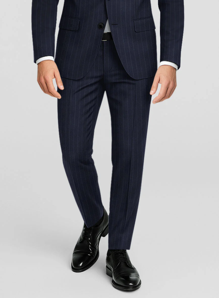 London Loom Marzino Stripe Wool Suit - Image 5