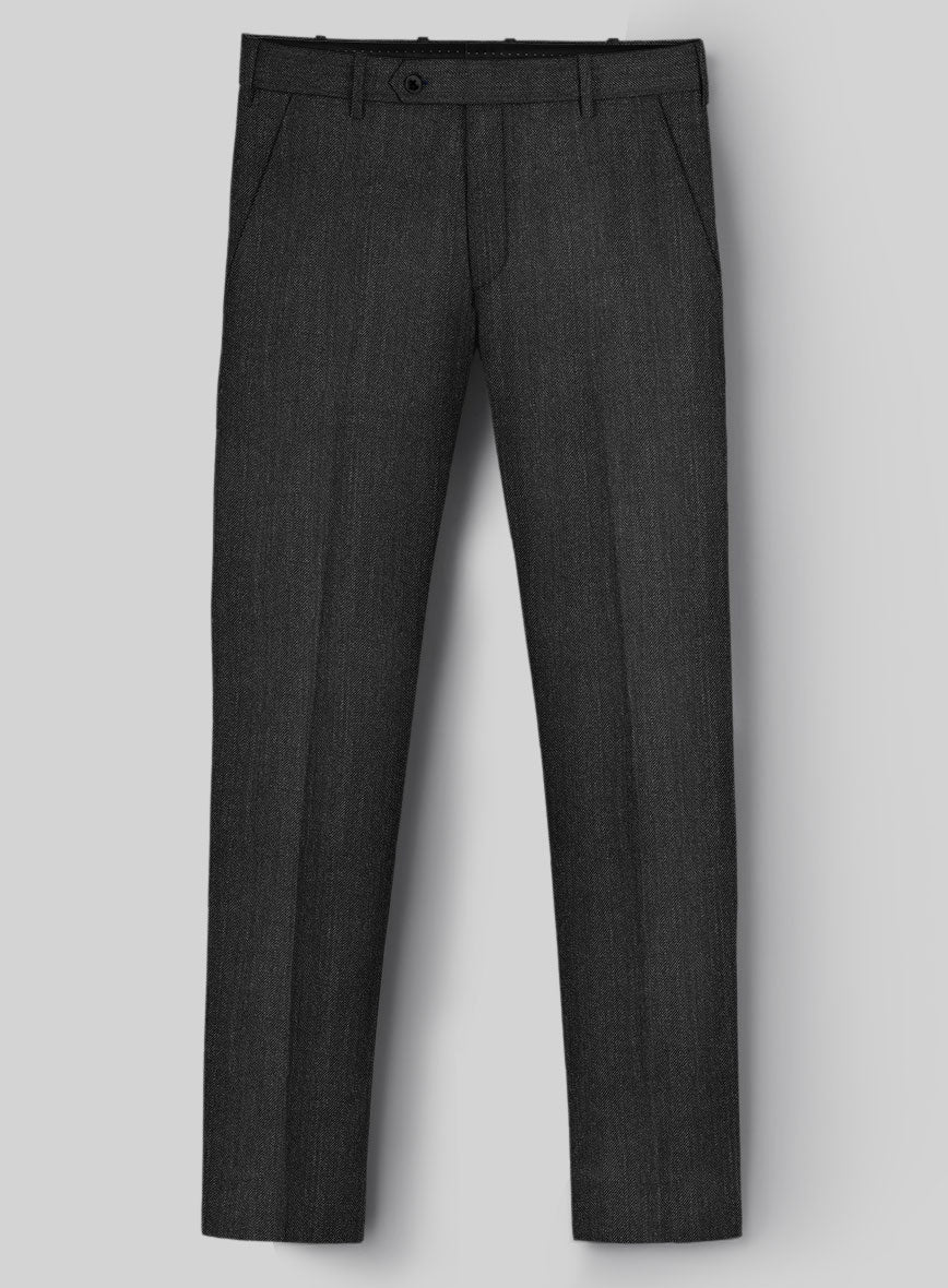 London Loom Taviano Herringbone Wool Suit - Image 4