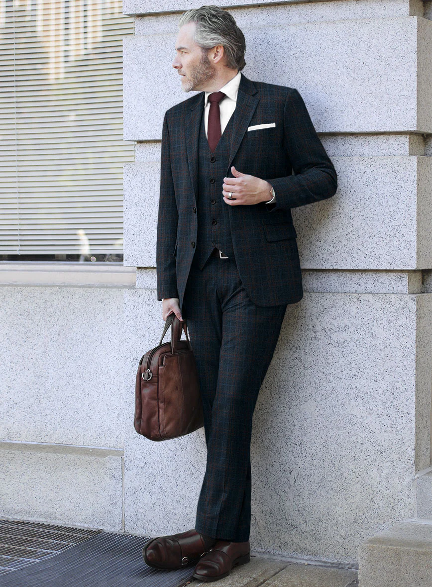 Loro Piana Aromi Wool Silk Cashmere Suit - Image 2