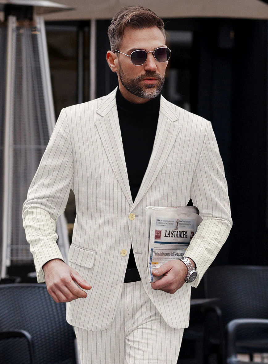 Loro Piana Benedetto Linen Wool Silk Jacket - Image 2