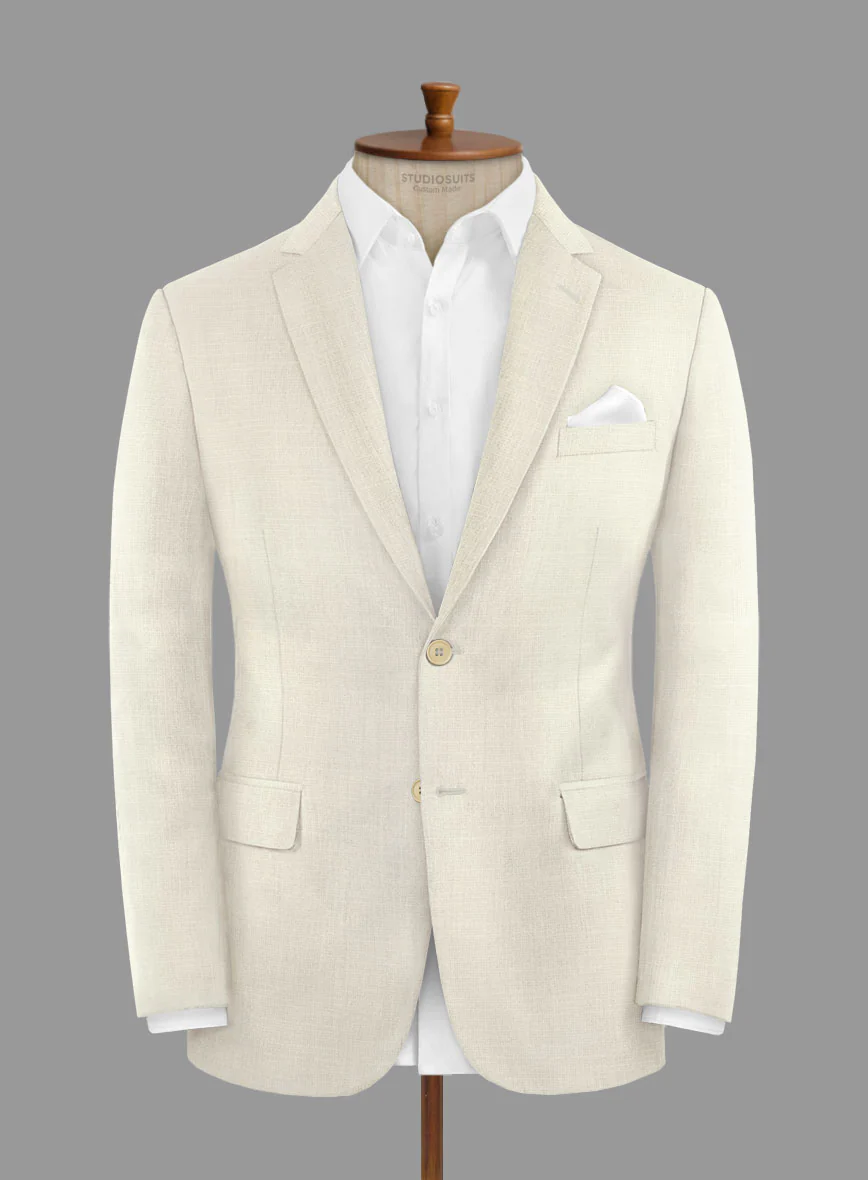 Loro Piana Bianchi Wool Silk Linen Jacket - Image 3