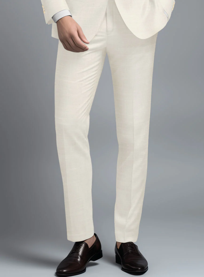Loro Piana Bianchi Wool Silk Linen Suit - Image 7