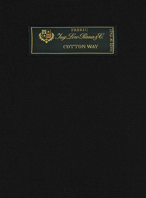 Loro Piana Black Cotton Jacket - Image 2