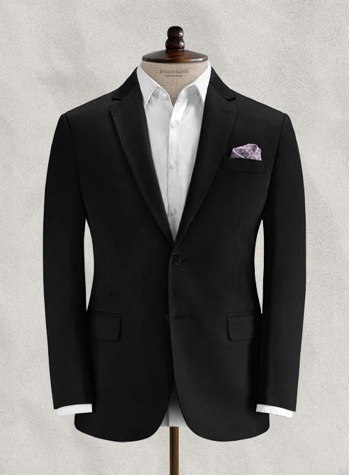 Loro Piana Black Cotton Suit - Image 2