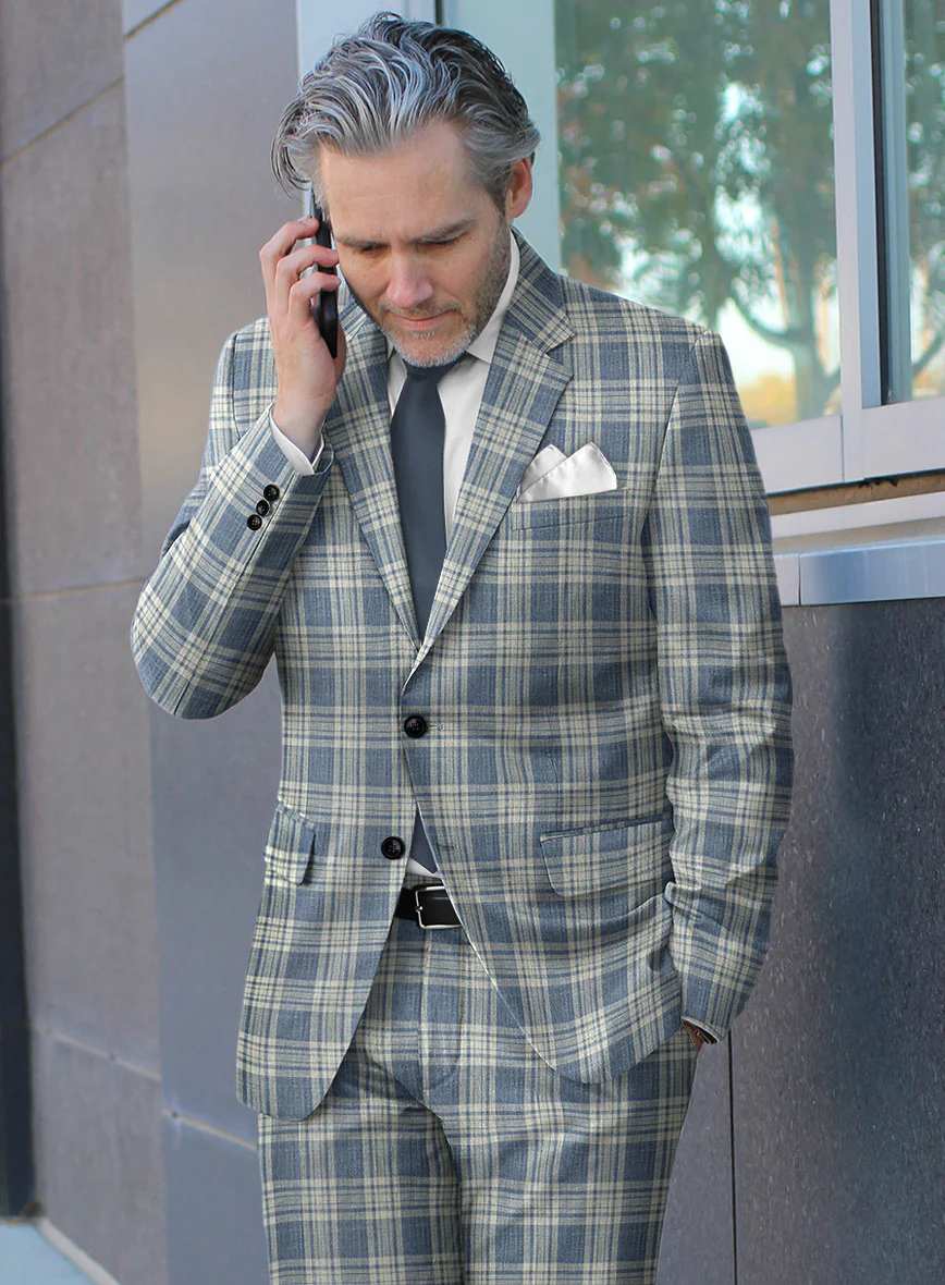 Loro Piana Brillante Wool Silk Linen Suit - Image 4