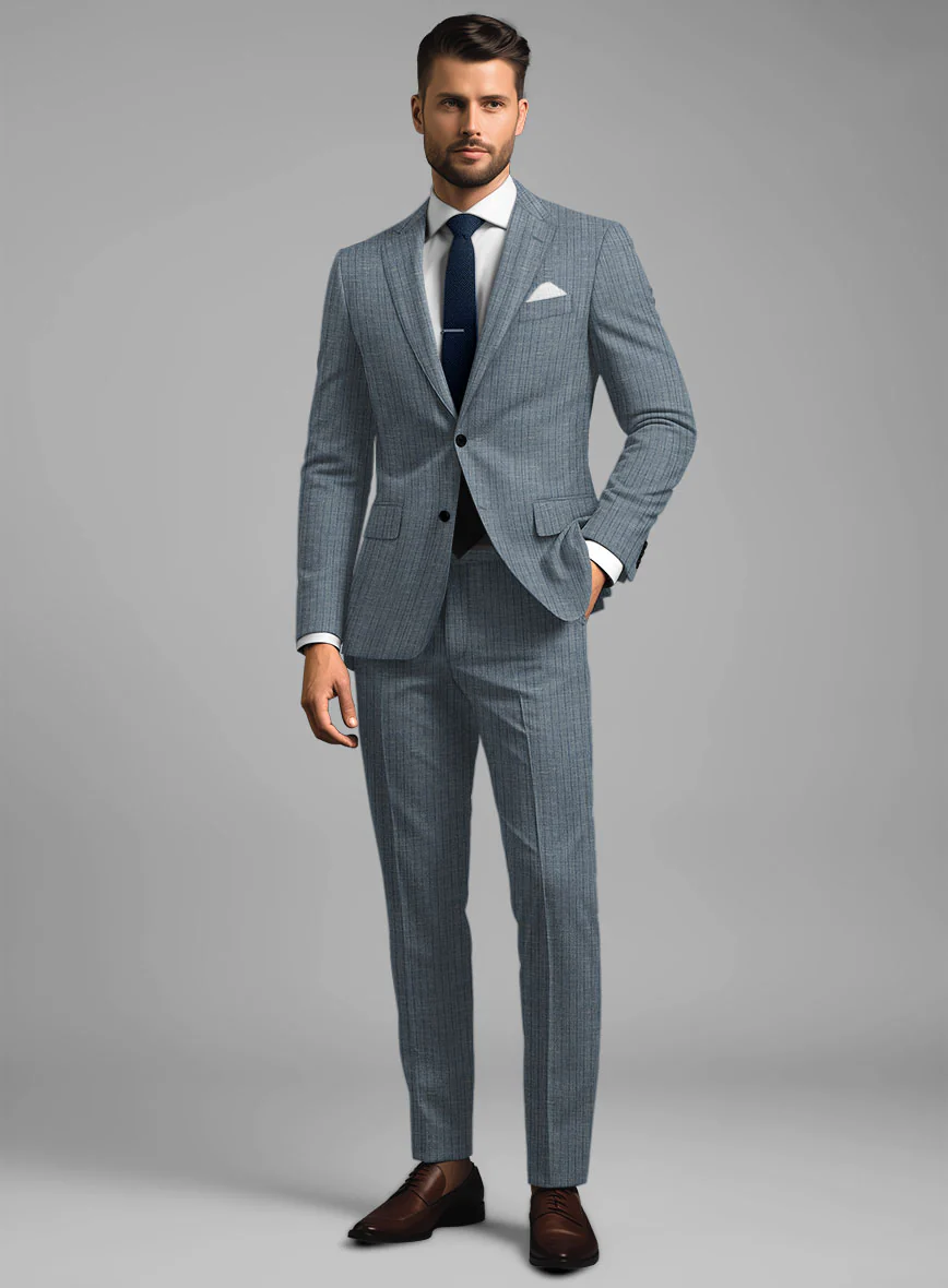 Loro Piana Caterina Wool Silk Linen Suit - Image 2