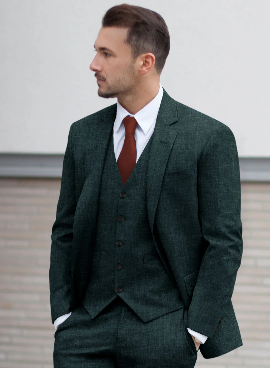 Loro Piana Conti Wool Silk Linen Suit - Image 4