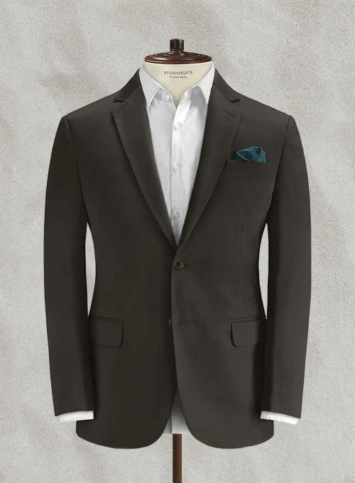 Loro Piana Dark Brown Cotton Suit - Image 2