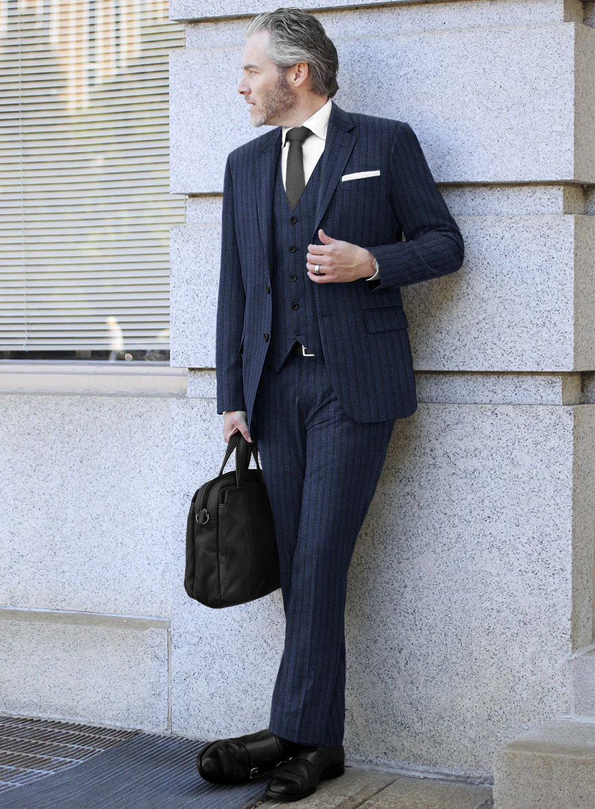 Loro Piana Elchor Wool Silk Suit - Image 2