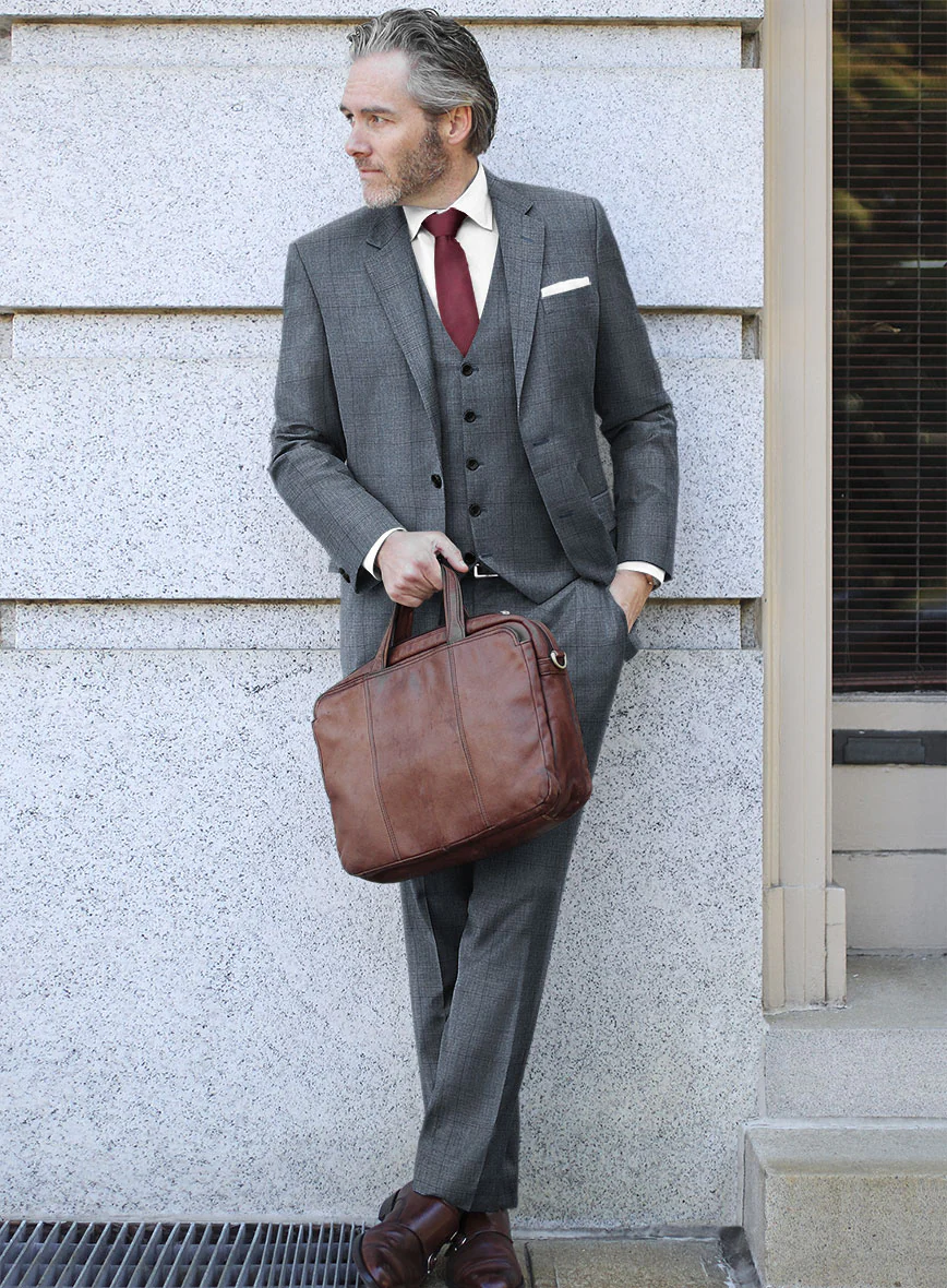 Loro Piana Elnin Wool Silk Suit - Image 2