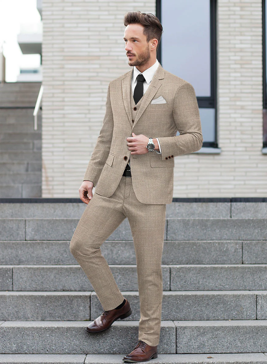 Loro Piana Falcone Wool Silk Linen Suit - Image 2