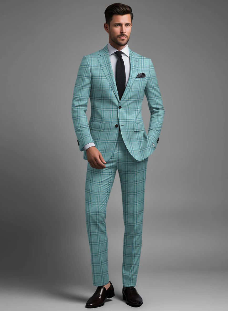 Loro Piana Fuerte Wool Silk Linen Suit - Image 2