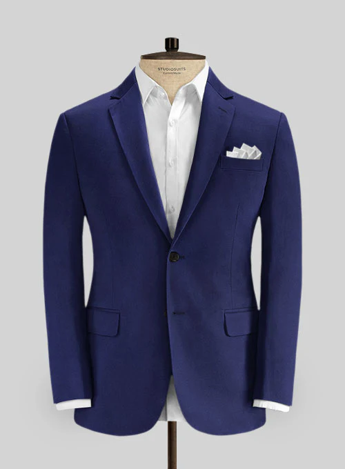 Loro Piana Indigo Blue Cotton Suit - Image 2