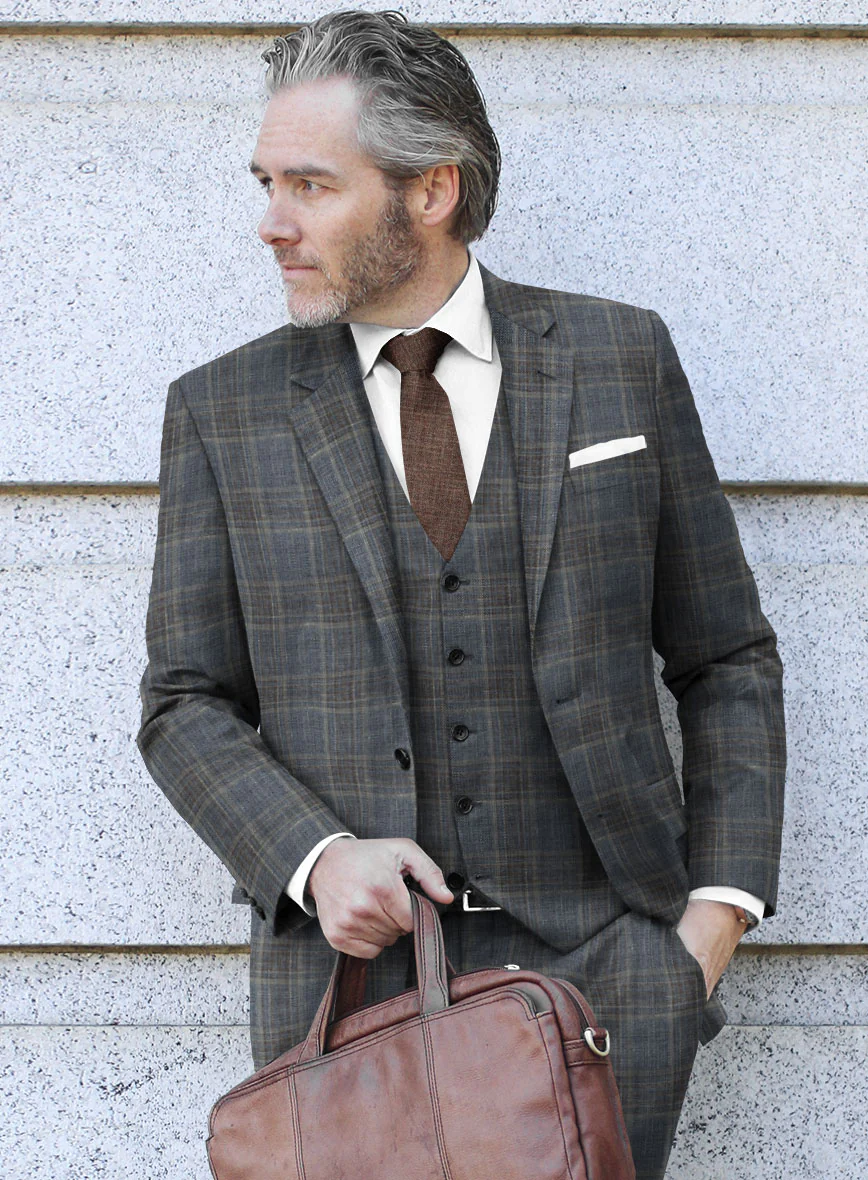 Loro Piana Leandra Wool Silk Linen Suit - Image 4