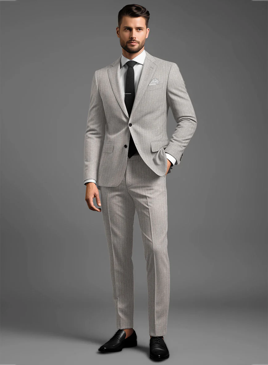 Loro Piana Matias Linen Wool Silk Suit - Image 2