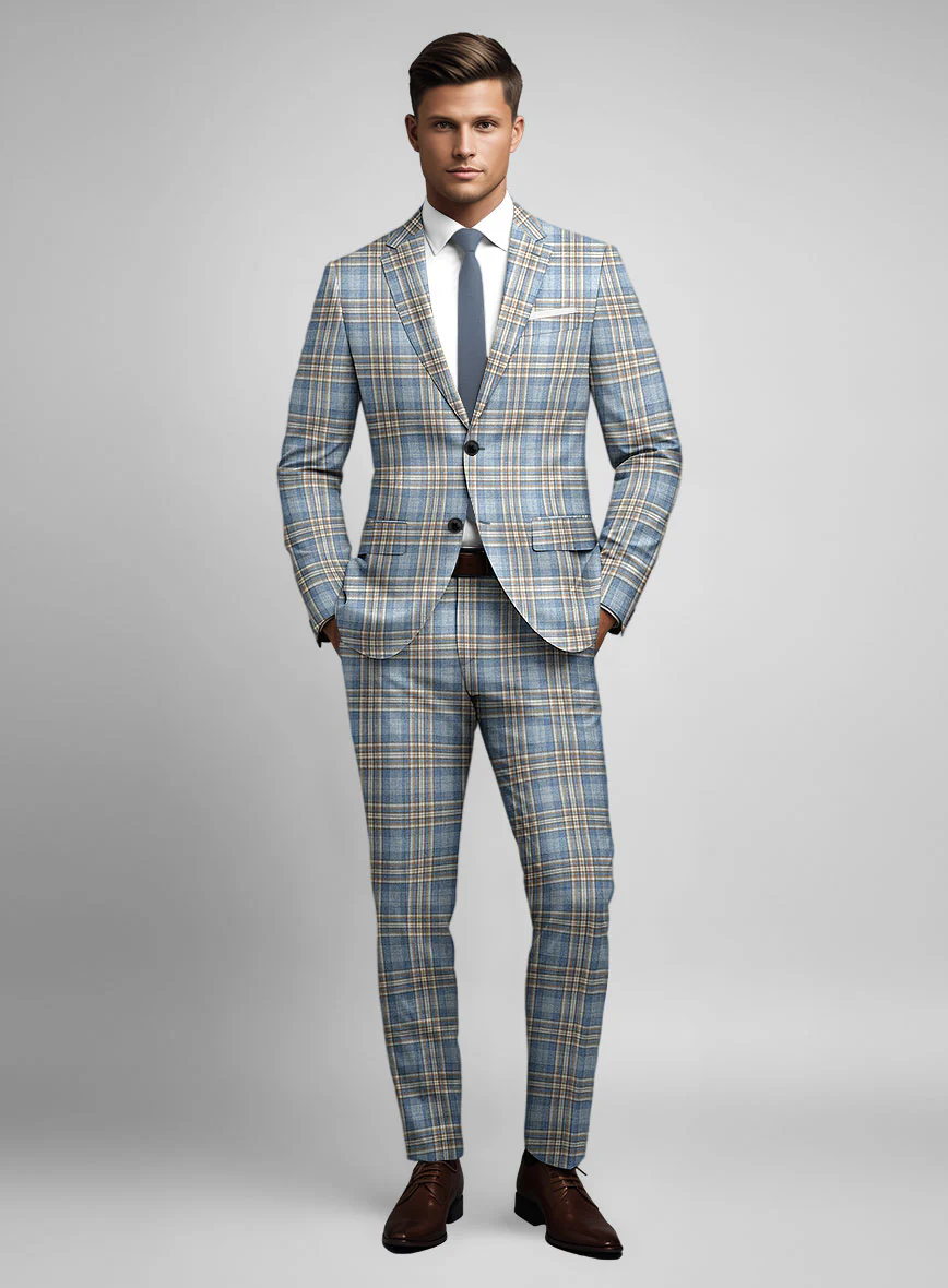 Loro Piana Reina Wool Silk Linen Suit - Image 2