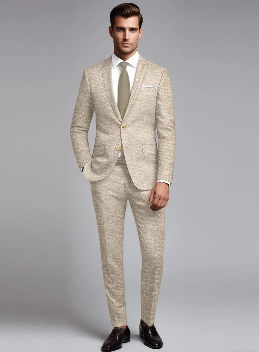 Loro Piana Salvo Wool Silk Linen Suit - Image 2