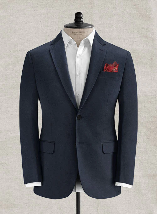 Loro Piana Slate Blue Cotton Suit - Image 3
