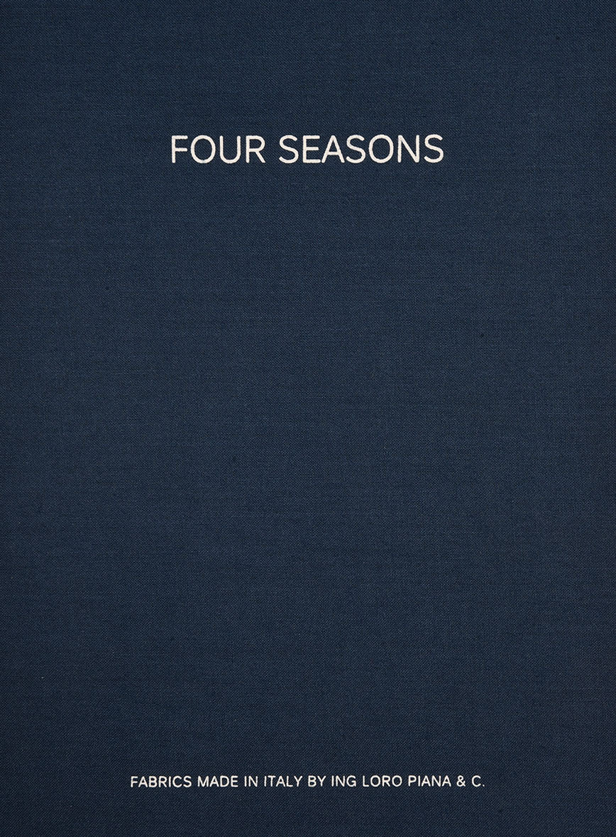 Loro Piana Zelander Light Blue Wool Jacket - Image 4