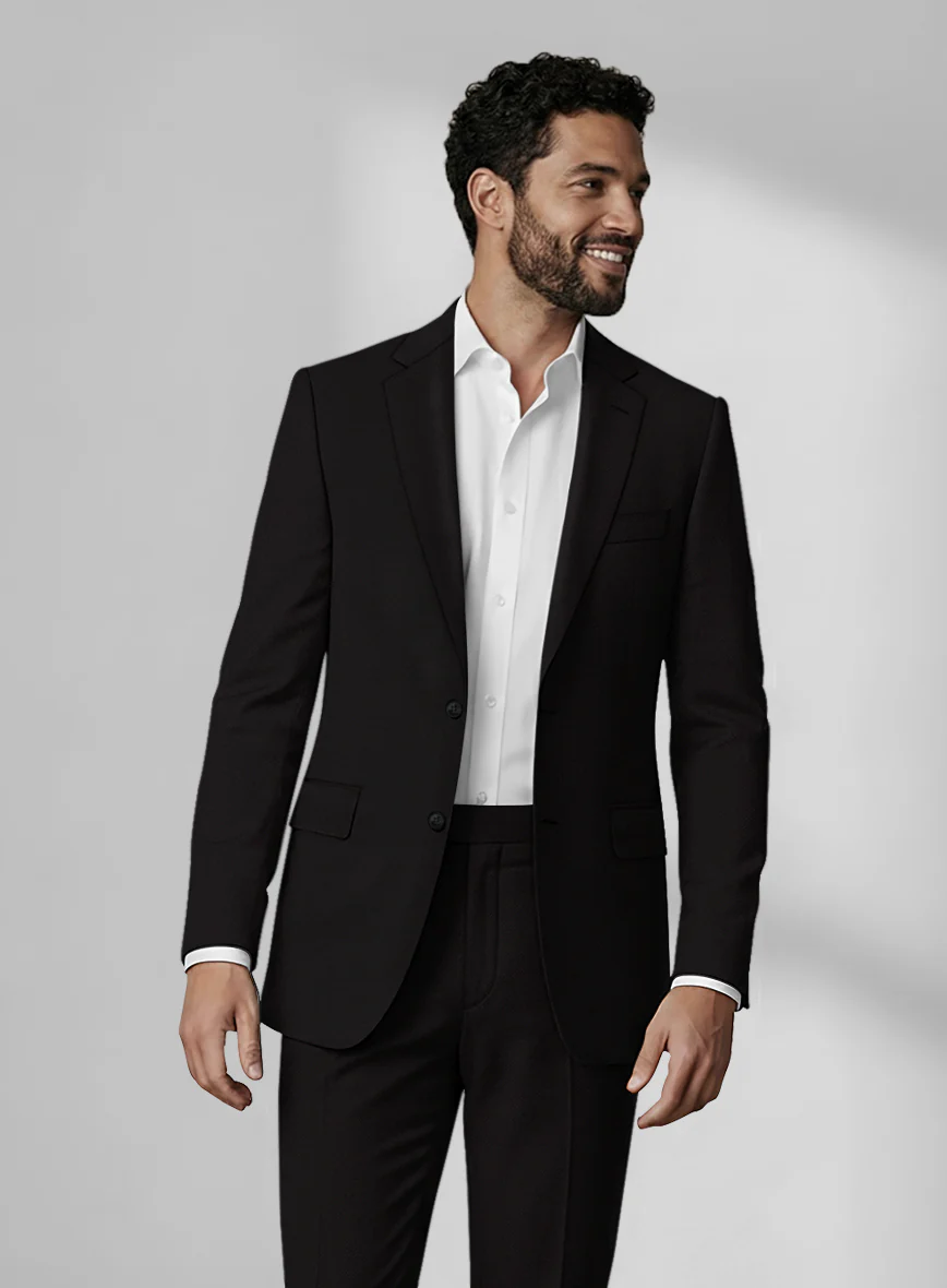 Loro Piana Zelander Black Wool Jacket - Image 2
