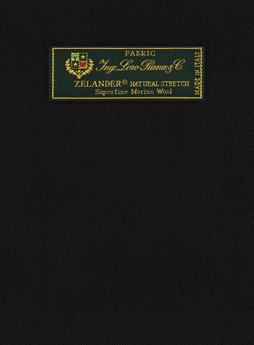 Loro Piana Zelander Black Wool Pants - Image 4
