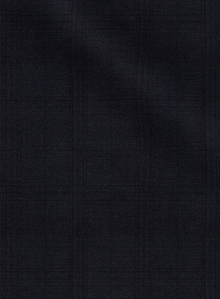 Loro Piana Zelander Blue Self Check Wool Jacket - Image 4