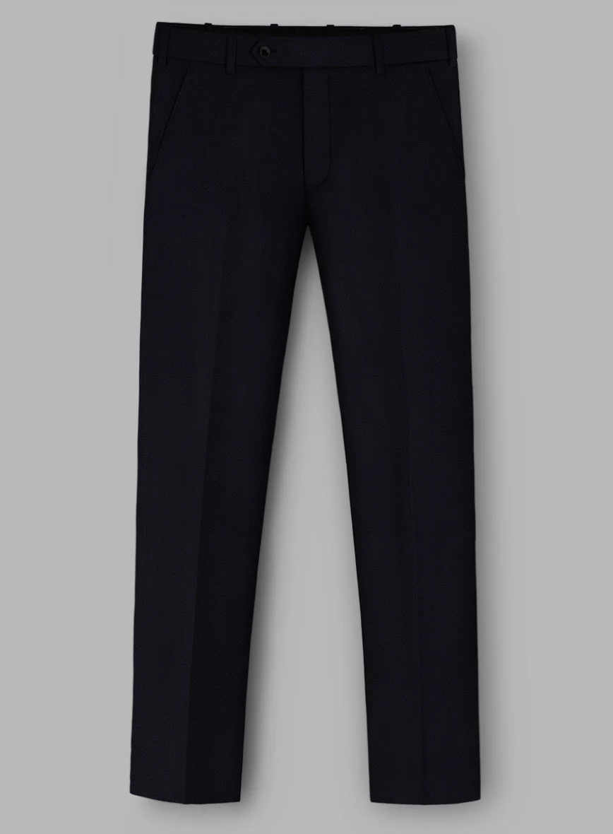 Loro Piana Zelander Dark Blue Wool Pants - Image 2