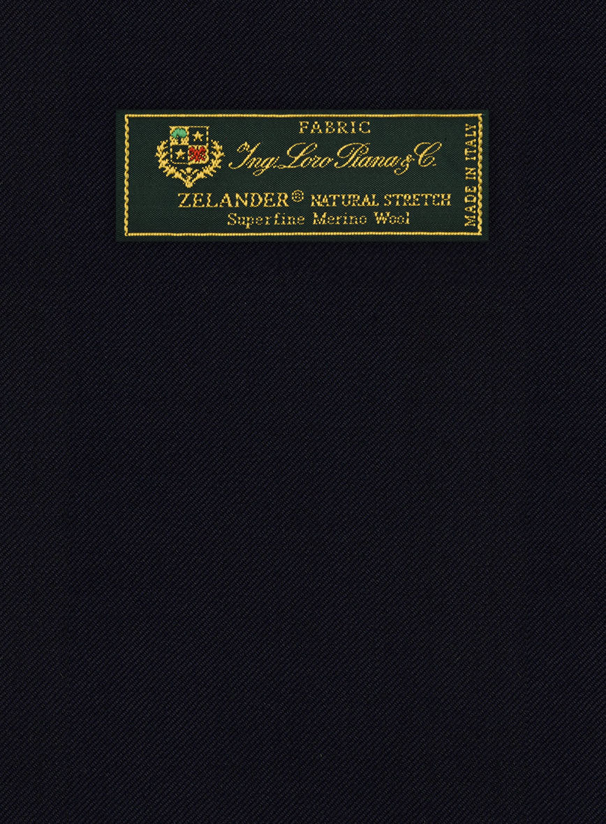 Loro Piana Zelander Dark Blue Wool Pants - Image 4