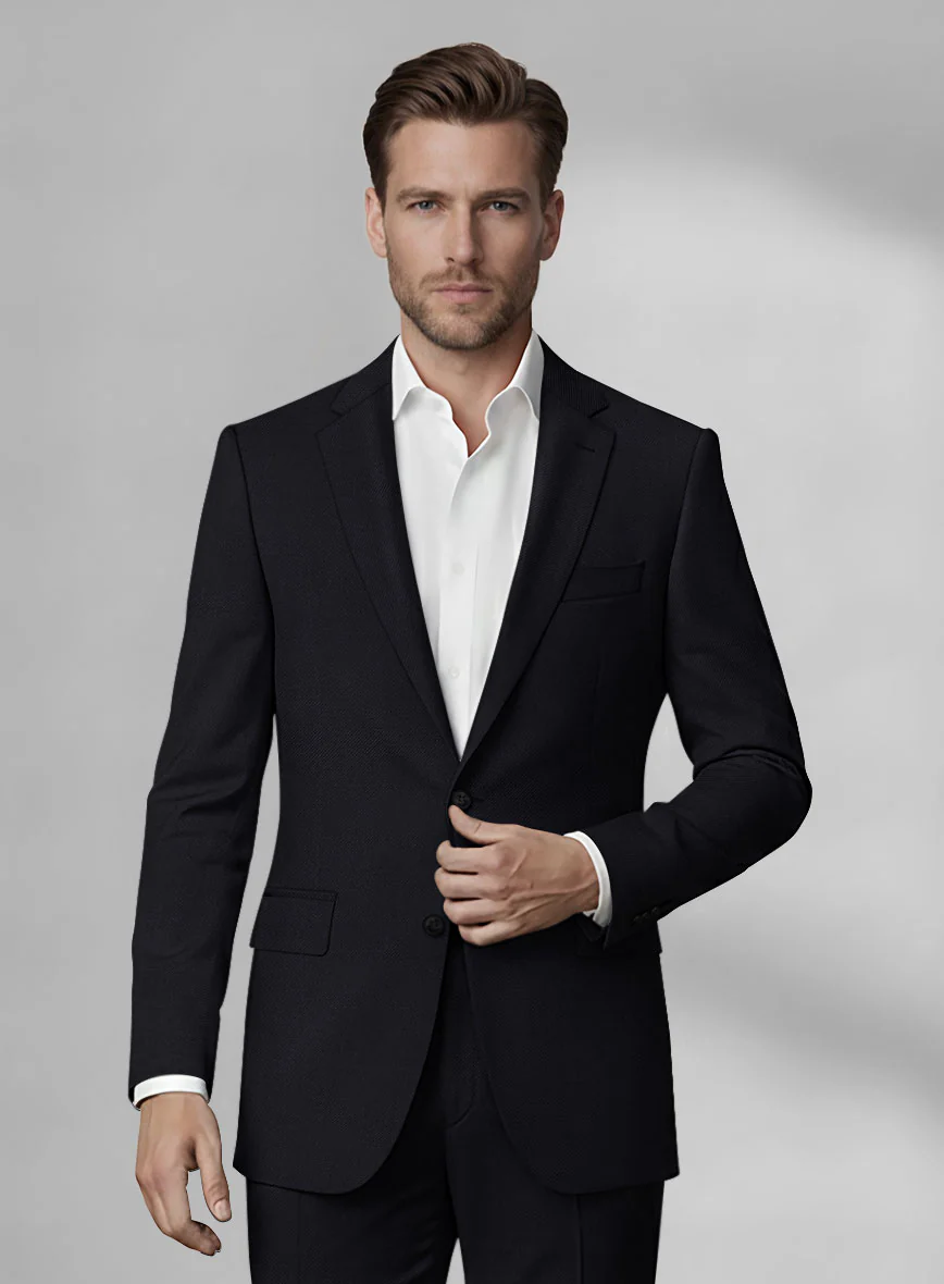 Loro Piana Zelander Dark Blue Wool Suit - Image 3