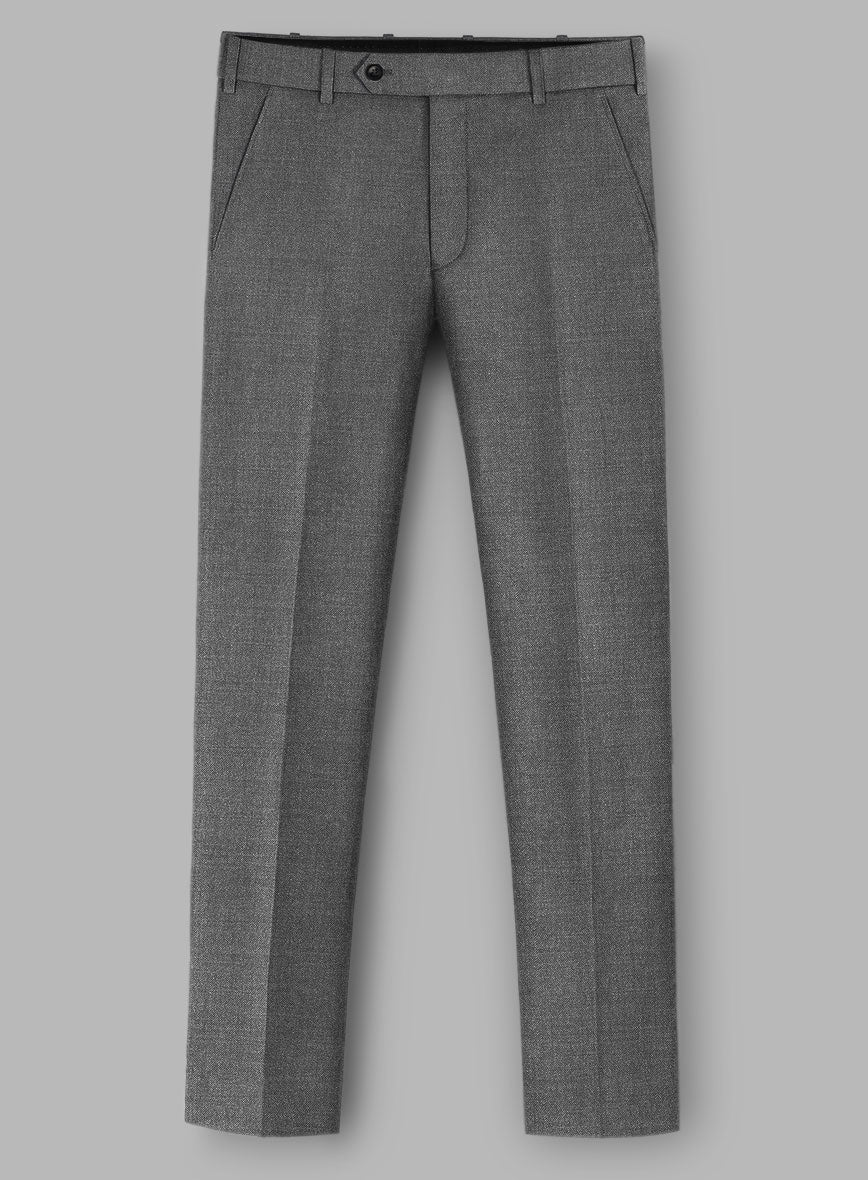 Loro Piana Zelander Gray Wool Pants - Image 2
