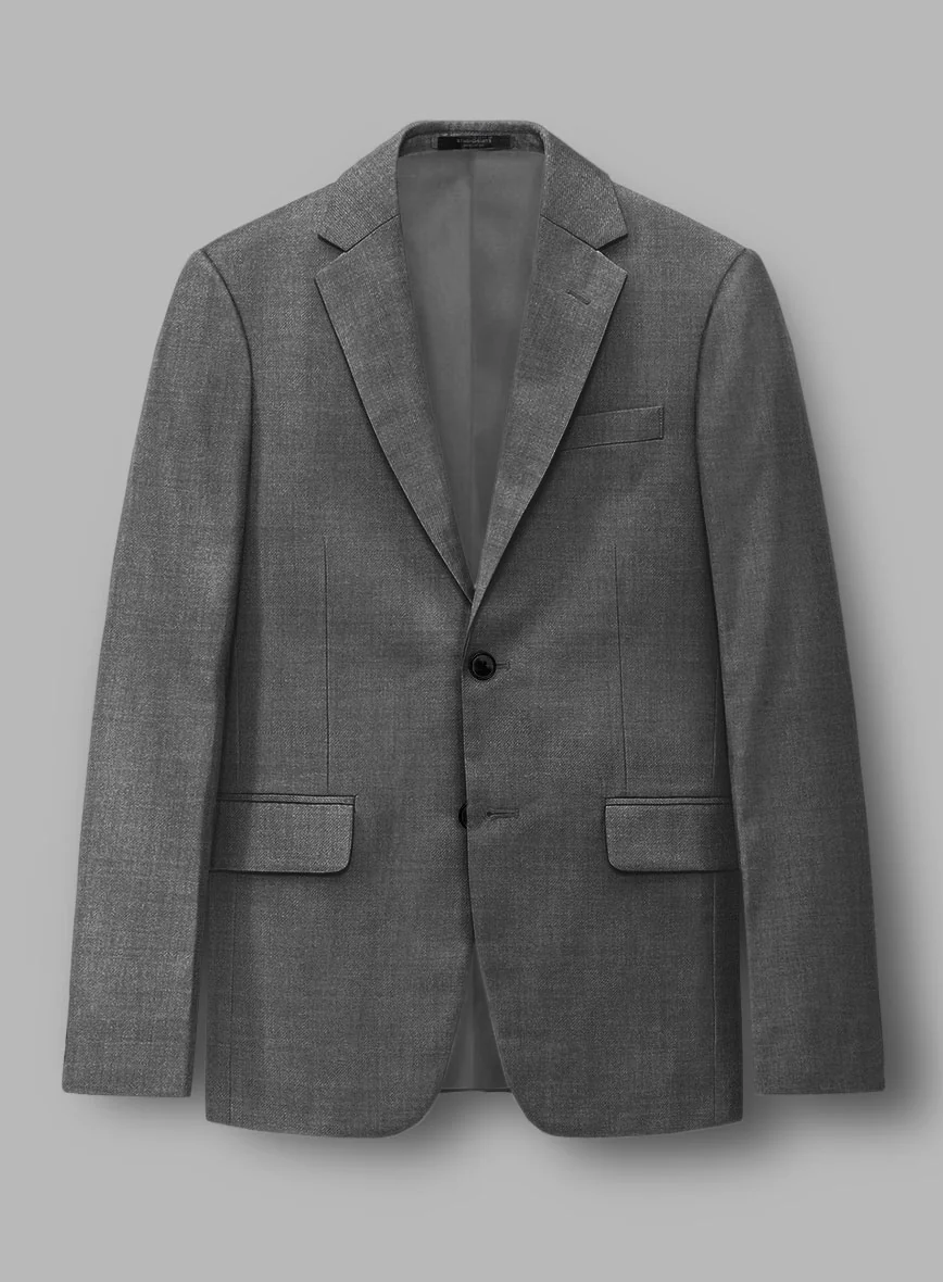 Loro Piana Zelander Gray Wool Suit - Image 2