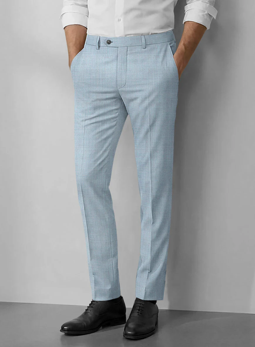 Loro Piana Zelander Light Blue Wool Suit - Image 5