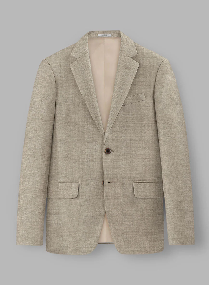 Loro Piana Zelander Light Brown Wool Suit - Image 2
