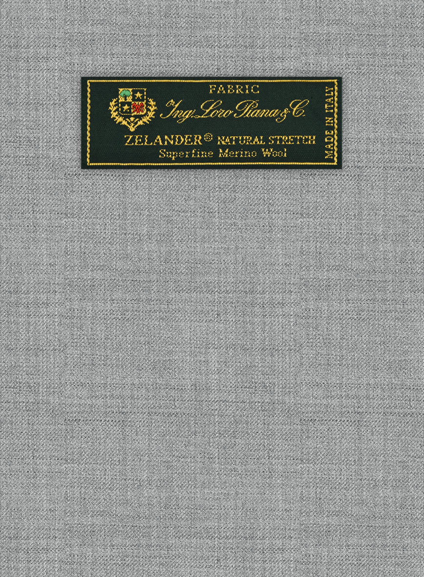 Loro Piana Zelander Light Gray Wool Jacket - Image 3