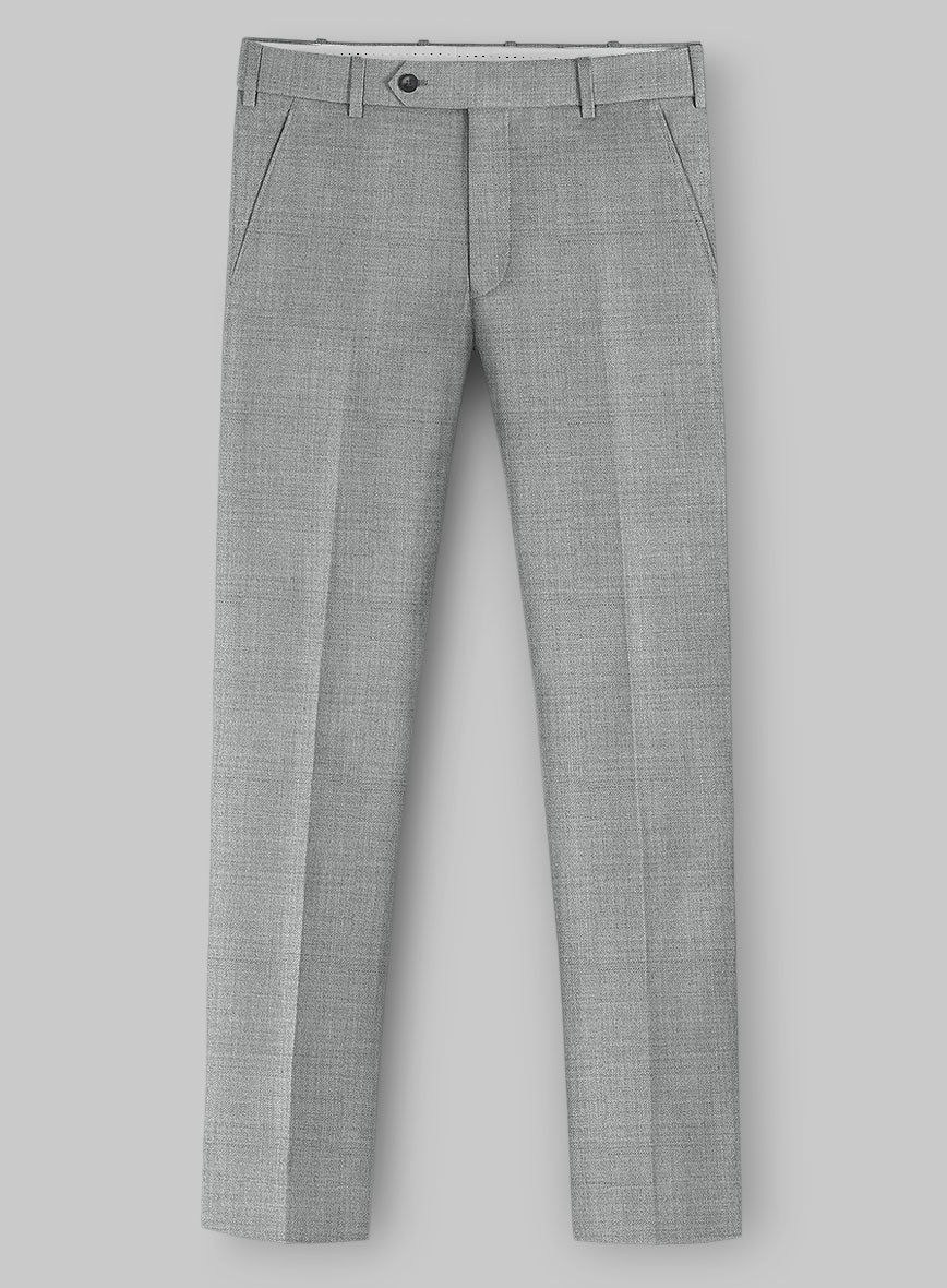 Loro Piana Zelander Light Gray Wool Pants - Image 2