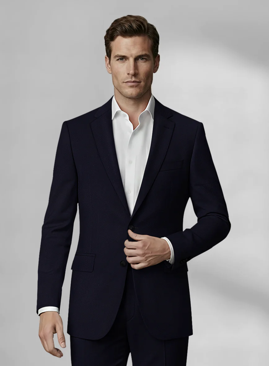 Loro Piana Zelander Navy Blue Wool Suit - Image 3