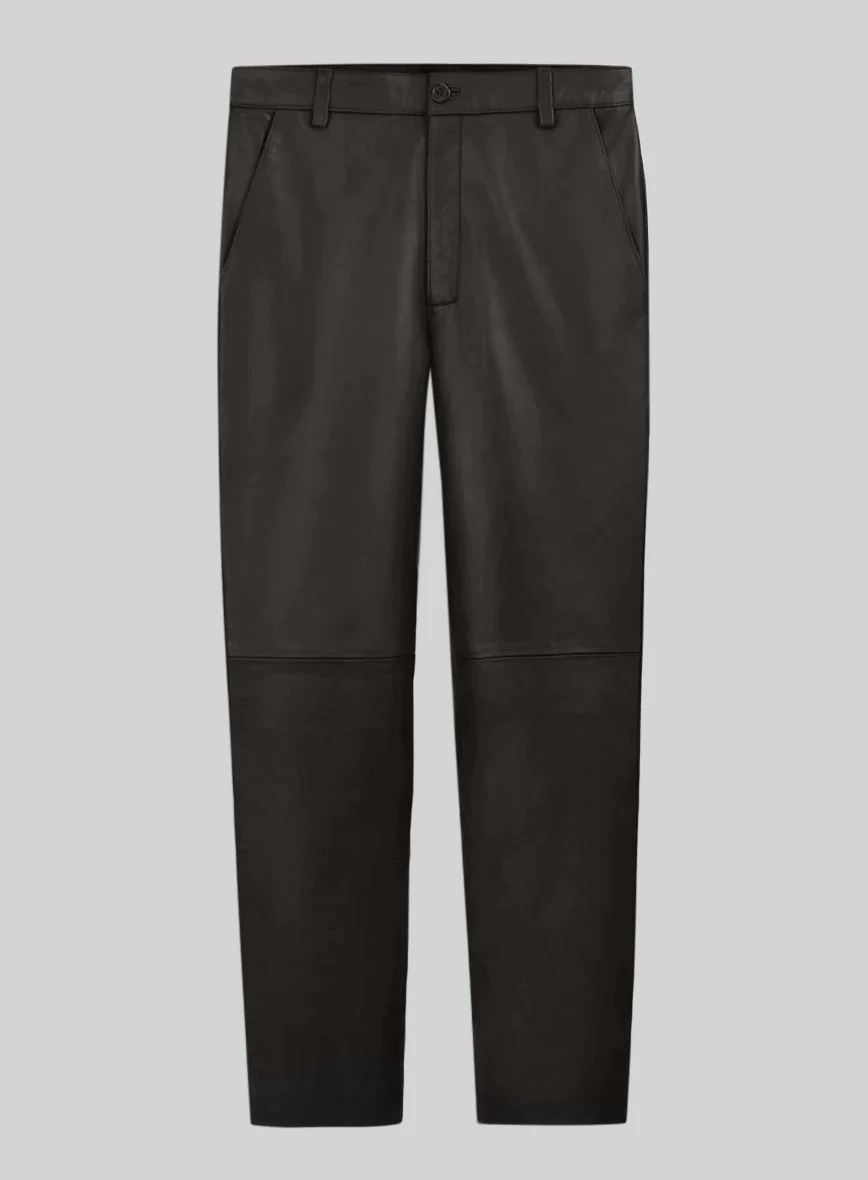 Louis Brown Leather Suit - Image 2