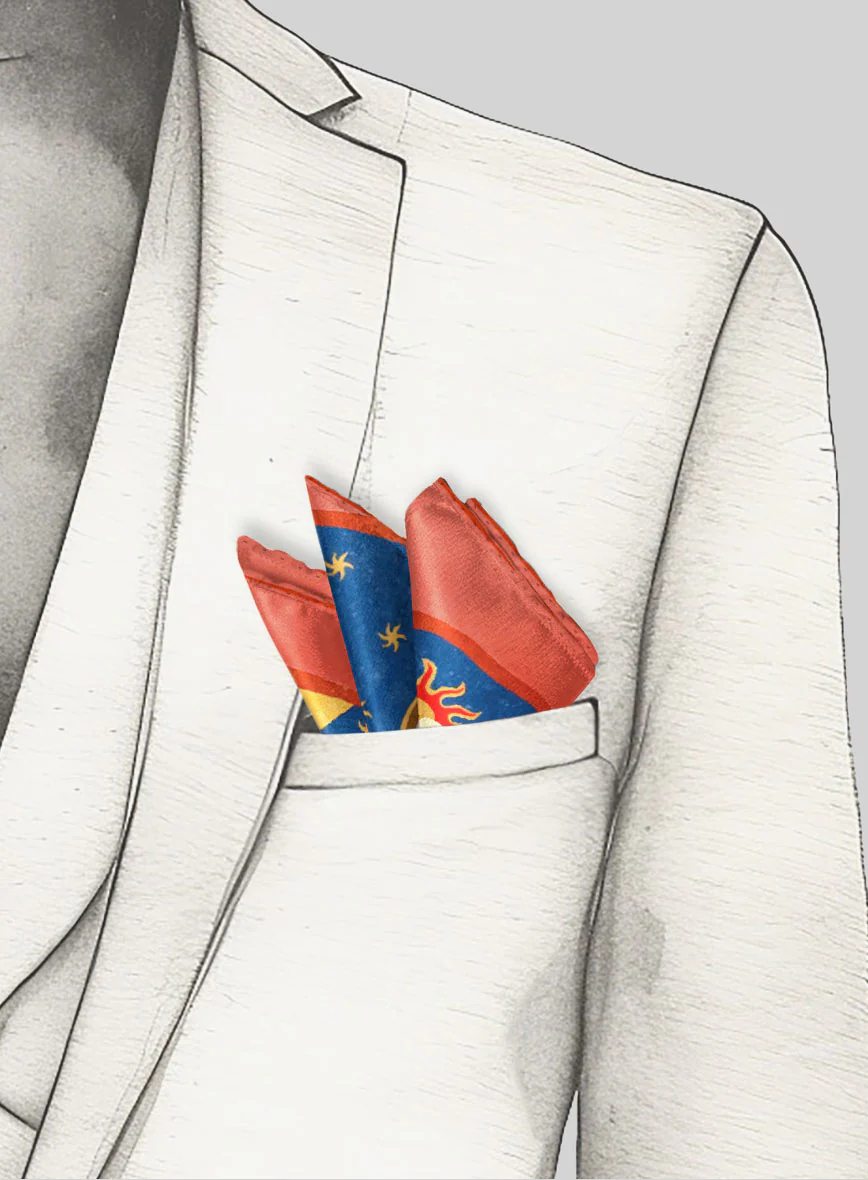Luna & Sol Rider Silk Pocket Square - Image 4
