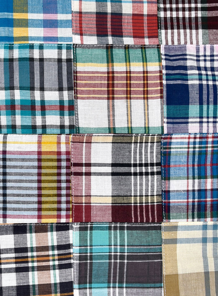 Madras Patchwork Pants - Image 3