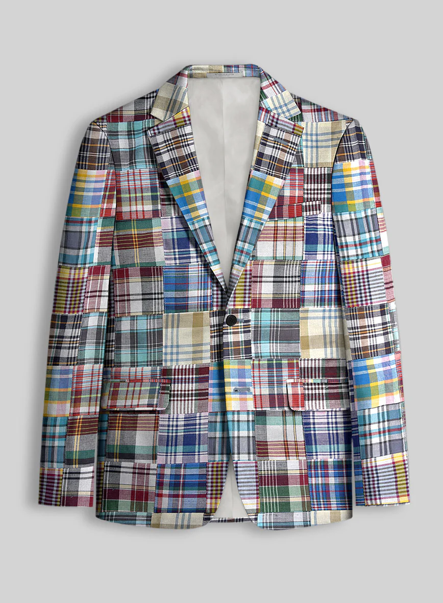 Madras Patchwork Suit - Image 2