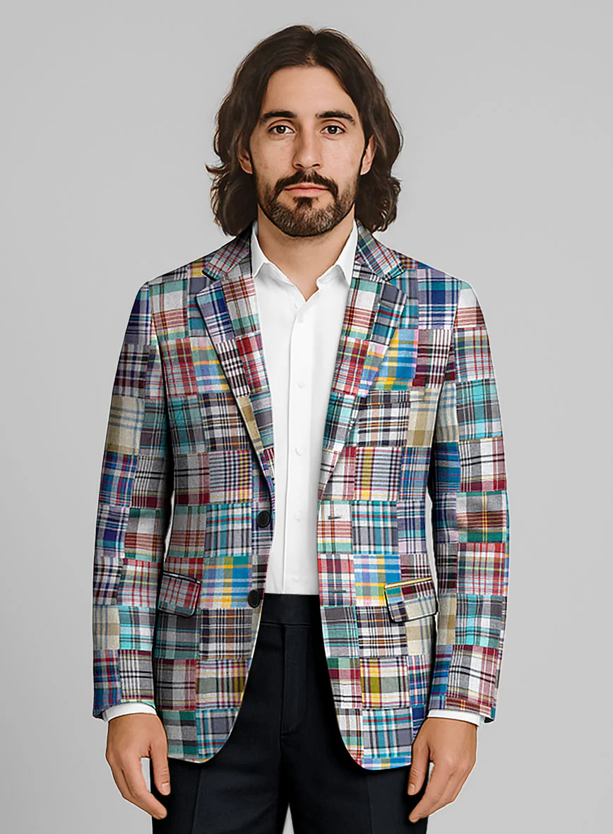 Madras Patchwork Suit - Image 3