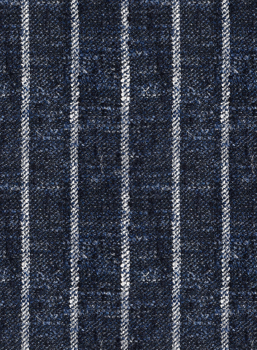 Maestro Volis Stripe Linen Wool Silk Jacket - Image 6