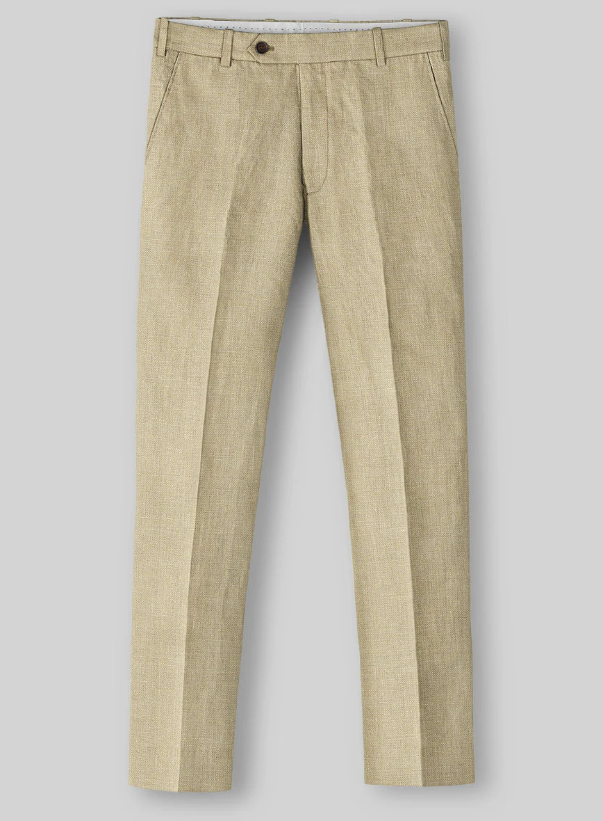 Maple Khaki Pure Linen Suit - Image 5