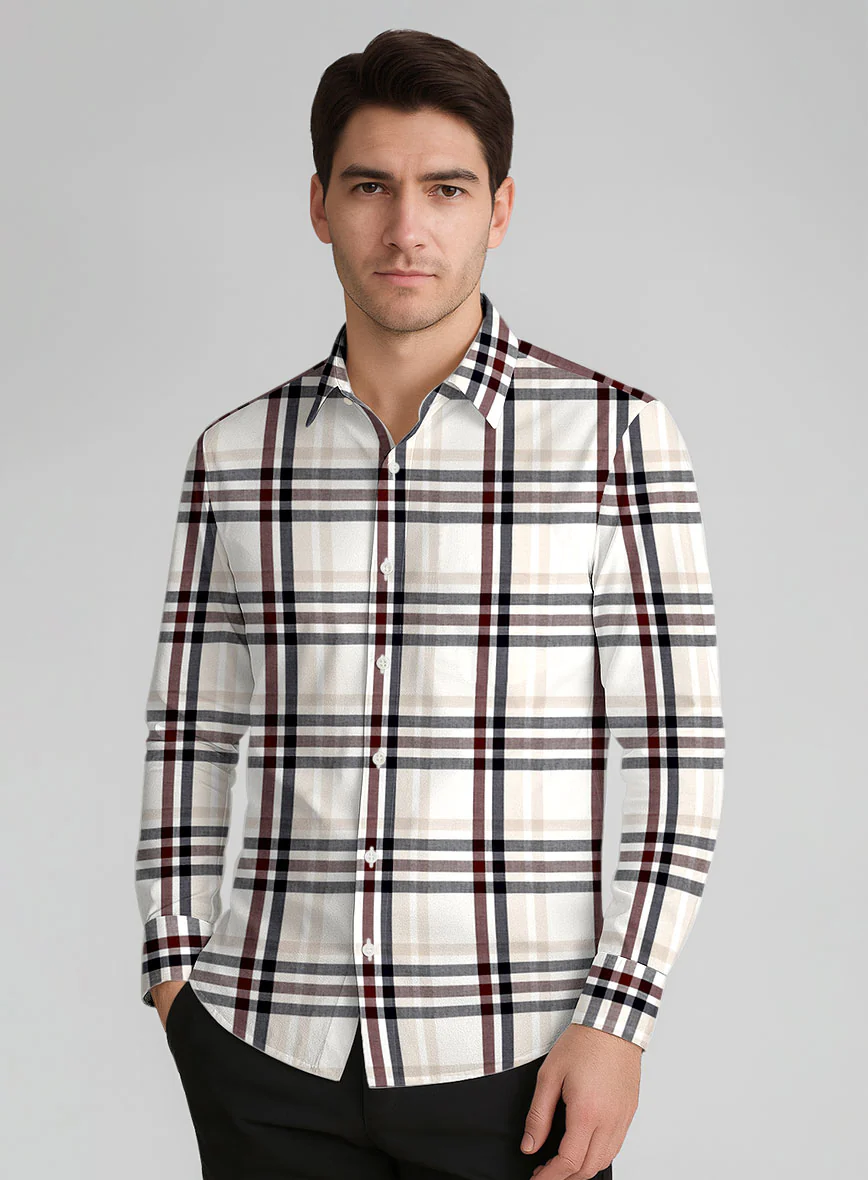 Mapleton Check Cotton Shirt - Image 2