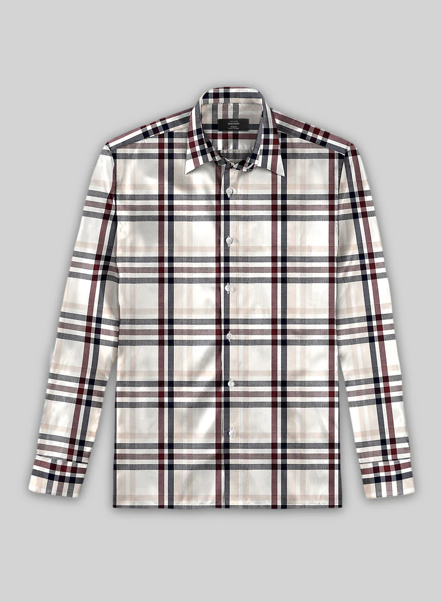 Mapleton Check Cotton Shirt - Image 3