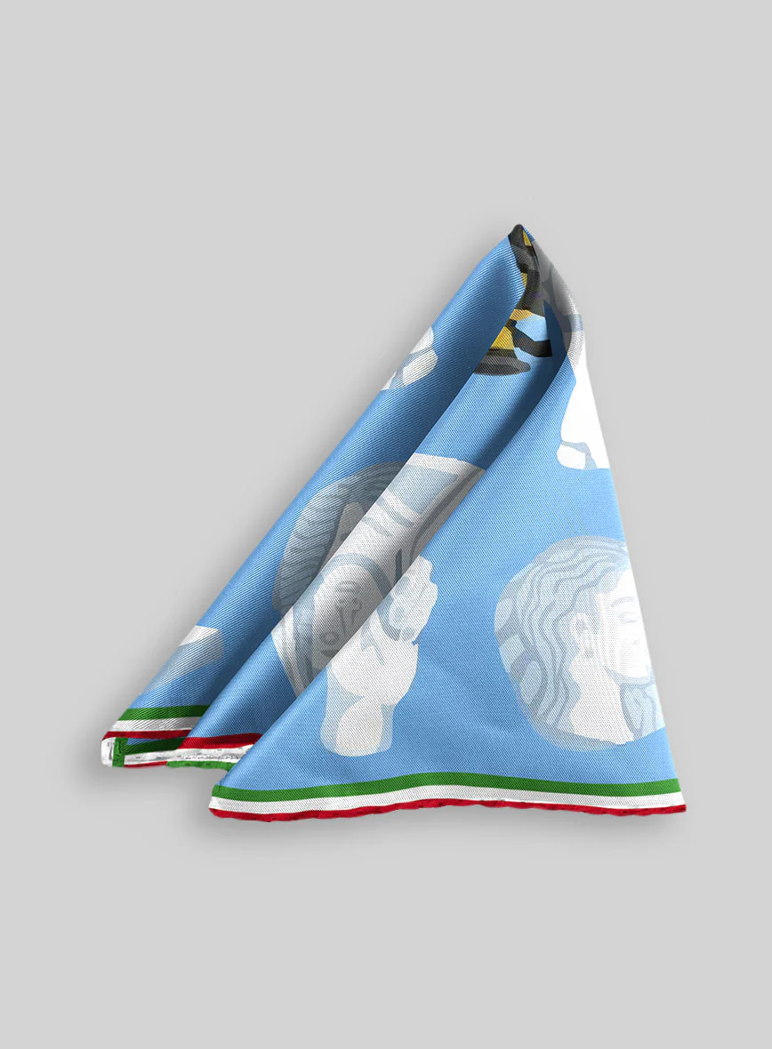 Marble Legacy Silk Pocket Square - Image 2