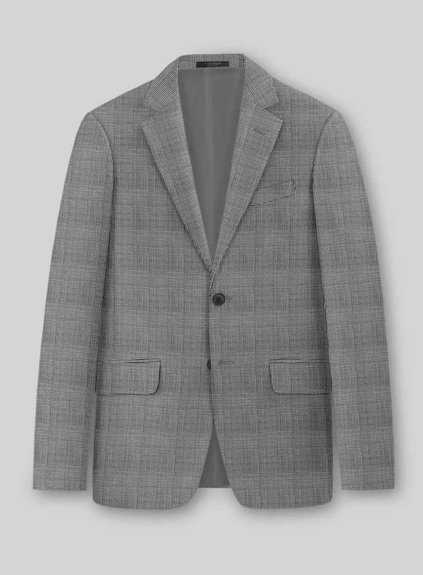 Marco Stretch Belluno Glen Wool Suit - Image 3