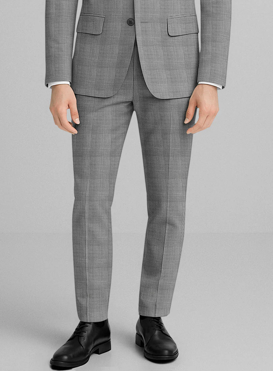 Marco Stretch Belluno Glen Wool Suit - Image 5